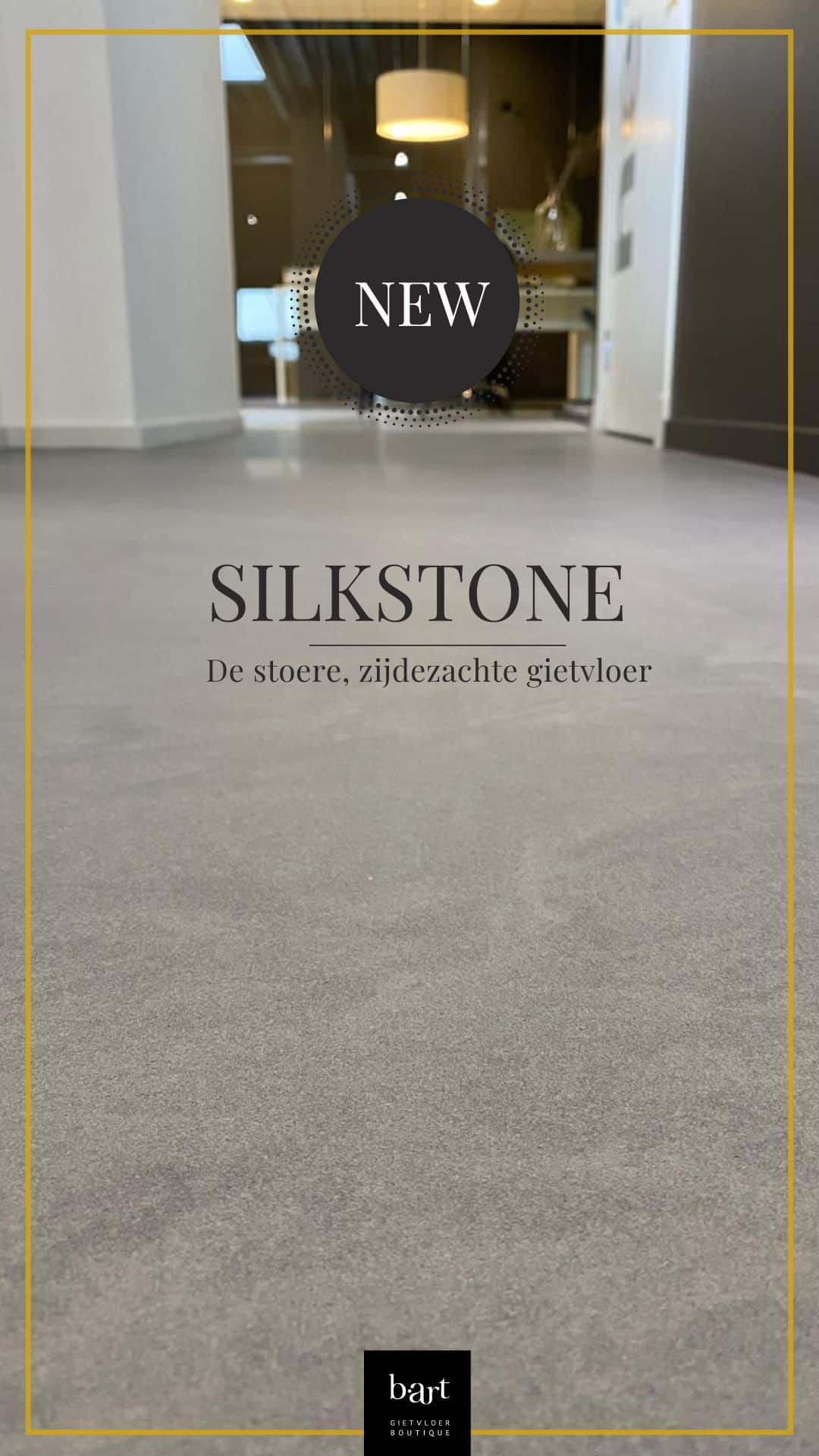 Silkstone polyurethaan gietvloer - kleurvaste gietvloer - uv bestendig met minerale uitstraling Silkstone